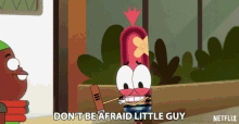 Dont Be Afraid Little Guy Its Okay GIF