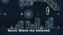 Sonic Wave Geometry Dash GIF - Sonic Wave Geometry Dash Gd GIFs