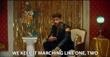 We Keep It Marching Like One Two Christian Paul GIF - We Keep It Marching Like One Two Christian Paul Chapters GIFs