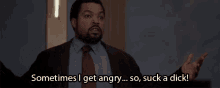 Ice Cube Sometimes I Get Angry GIF - Ice Cube Sometimes I Get Angry So Suck A Dick GIFs