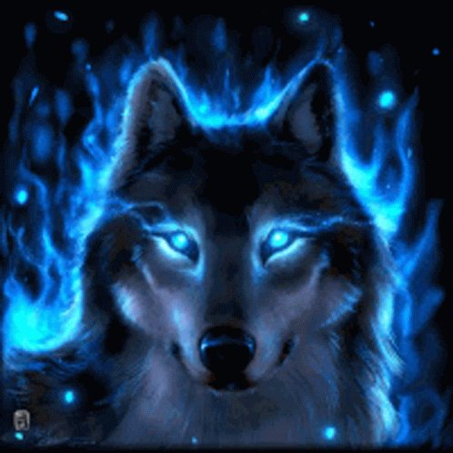 animated wolves