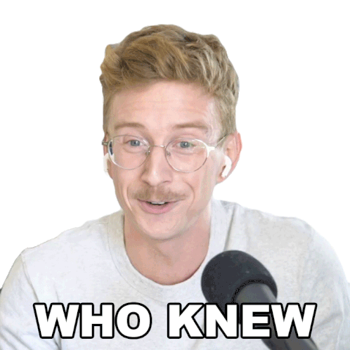Who Knew Tyler Oakley Sticker - Who Knew Tyler Oakley Surprised Stickers