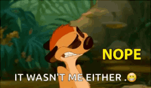 timon disapproval