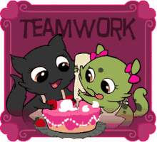 Teamwork Girly GIF - Teamwork Girly Creucat GIFs