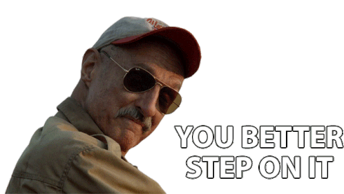 You Better Step On It Michael Gross Sticker - You Better Step On It Michael Gross Burt Gummer Stickers