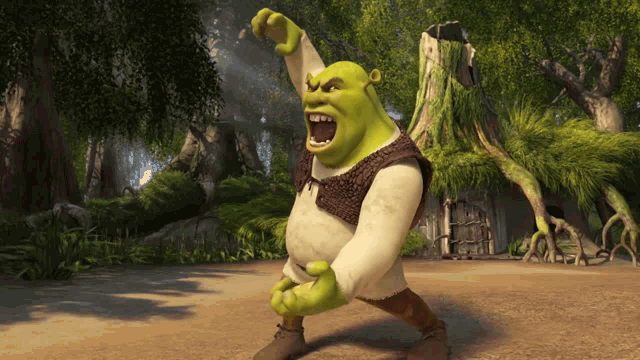 New trending GIF on Giphy  Shrek, Funny gif, Gif dance