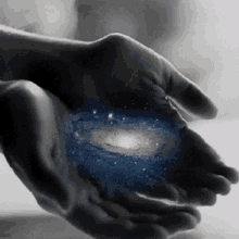 universe galaxy in your hands