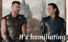 Its Humiliating Humiliating GIF - Its Humiliating Humiliating Loki GIFs