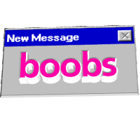 New Message Boobs Sticker - New Message Boobs Breasts Stickers