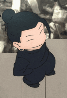 Geto Suguru Chibi Suguru GIF - Geto Suguru Chibi Suguru Stairs GIFs