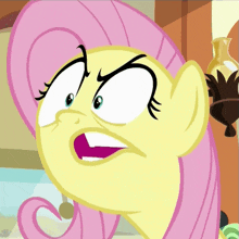 Fluttershy Angry Fluttershy Yell GIF - Fluttershy Angry Fluttershy Yell Mlp React GIFs