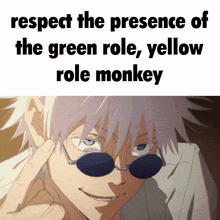 Jujutsu Role Green Role GIF - Jujutsu Role Green Role Yellow Role GIFs