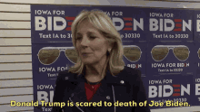 Donald Trump Is Scared To Death Of Joe Biden Jill Biden GIF - Donald Trump Is Scared To Death Of Joe Biden Jill Biden Dr Biden GIFs