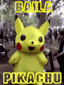 Baila Pikachu Pikachúbaila GIF - Baila Pikachu Pikachúbaila Pikachú GIFs