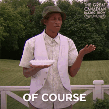 Of Course Alan Shane Lewis GIF - Of Course Alan Shane Lewis The Great Canadian Baking Show GIFs