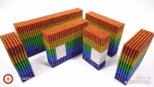 a bunch of colorful blocks are made by the company animatica