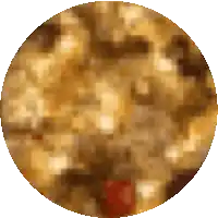 a blurred image of a cookie with a red cherry on top