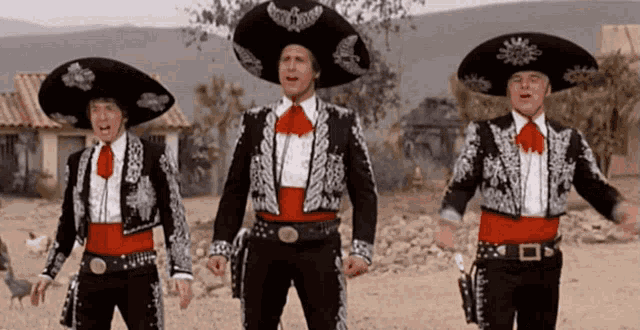 Three Amigos Seinfeld Dancing Excited GIF