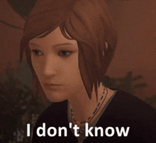 a video game character says i don t know