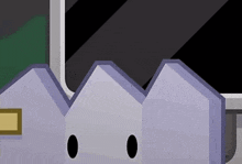 a cartoon drawing of a house with a window