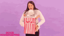 Movie Popcorn Parenting GIF - Movie Popcorn Parenting Bonding GIFs