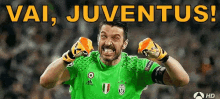 Juventus Vaijuventus Goleiro Gianluigibuffon GIF - Juventus Go Juventus Goal Keeper GIFs