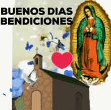 Buenos Días Bendiciones V Guadalupe GIF - Buenos Días Bendiciones V Guadalupe GIFs