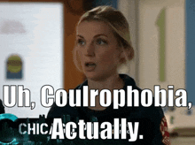 Chicago Fire Coulrophobia GIF - Chicago Fire Coulrophobia Sylvie Brett GIFs