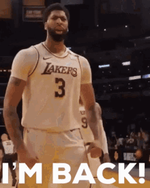 Anthony Davis Lakers GIF - Anthony Davis Lakers Im Back GIFs