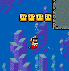 Mario GIF - Mario Under Water Level GIFs
