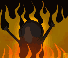 Burning Evil GIF - Burning Evil Raised Hands GIFs
