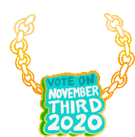 Vote On November Third2020 Third Sticker - Vote On November Third2020 November Third Stickers