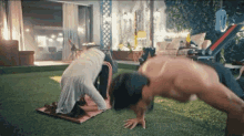 yoga scene