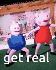 Peppa Pig Get Real GIF - Peppa Pig Get Real Peppa Pig Dance GIFs