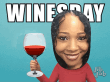 Wine Drinking GIF