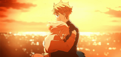 Anime Hug Love GIF - Anime Hug Love Hug - Discover & Share GIFs