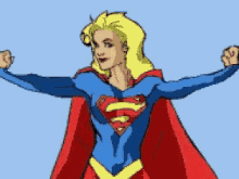 Superhero Supergirl GIF - Superhero Supergirl Muscles GIFs