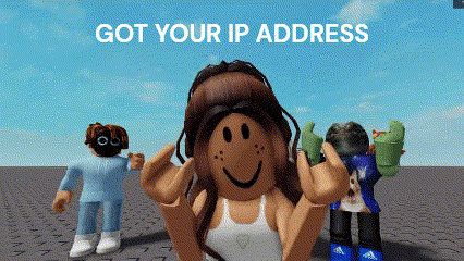Roblox noob has you ip adress! on Make a GIF