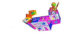 cubes jaisini cubes robot toys neon