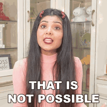 That Is Not Possible Niharika Jain GIF - That Is Not Possible Niharika Jain यहसंभवनहींहै GIFs
