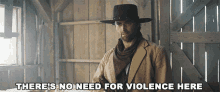 Theres No Need For Violence Here Jericho Ford GIF