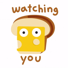 food bread cute watching creepy