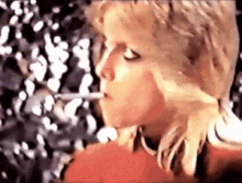Cherie Currie Smoking GIF