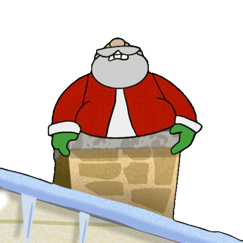 Stuck Up The Chimney Santa Claus Sticker - Stuck Up The Chimney Santa Claus Jon Pardi Stickers