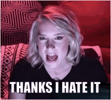 Courtney Miller Thanks GIF - Courtney Miller Thanks I Hate It GIFs