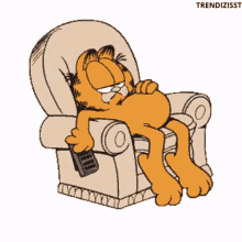 Lazy Garfield GIF - Lazy Garfield Stay Home GIFs