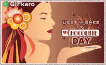 Best Wishes On Chocolate Day Gifkaro GIF - Best Wishes On Chocolate Day Gifkaro Best Wishes GIFs