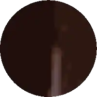 a pixel art of a circle with a brown stripe in the center