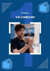 a netflix poster with a picture of a man clapping his hands