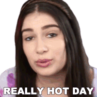 Really Hot Day Marissa Rachel Sticker - Really Hot Day Marissa Rachel Very Hot Day Stickers